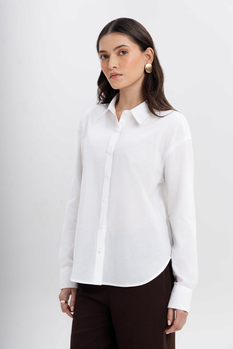 Relaxed Fit Linen Shirt