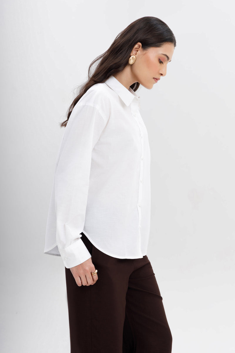 Relaxed Fit Linen Shirt