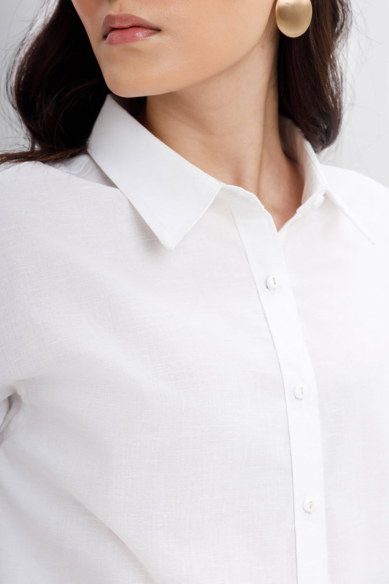 Relaxed Fit Linen Shirt