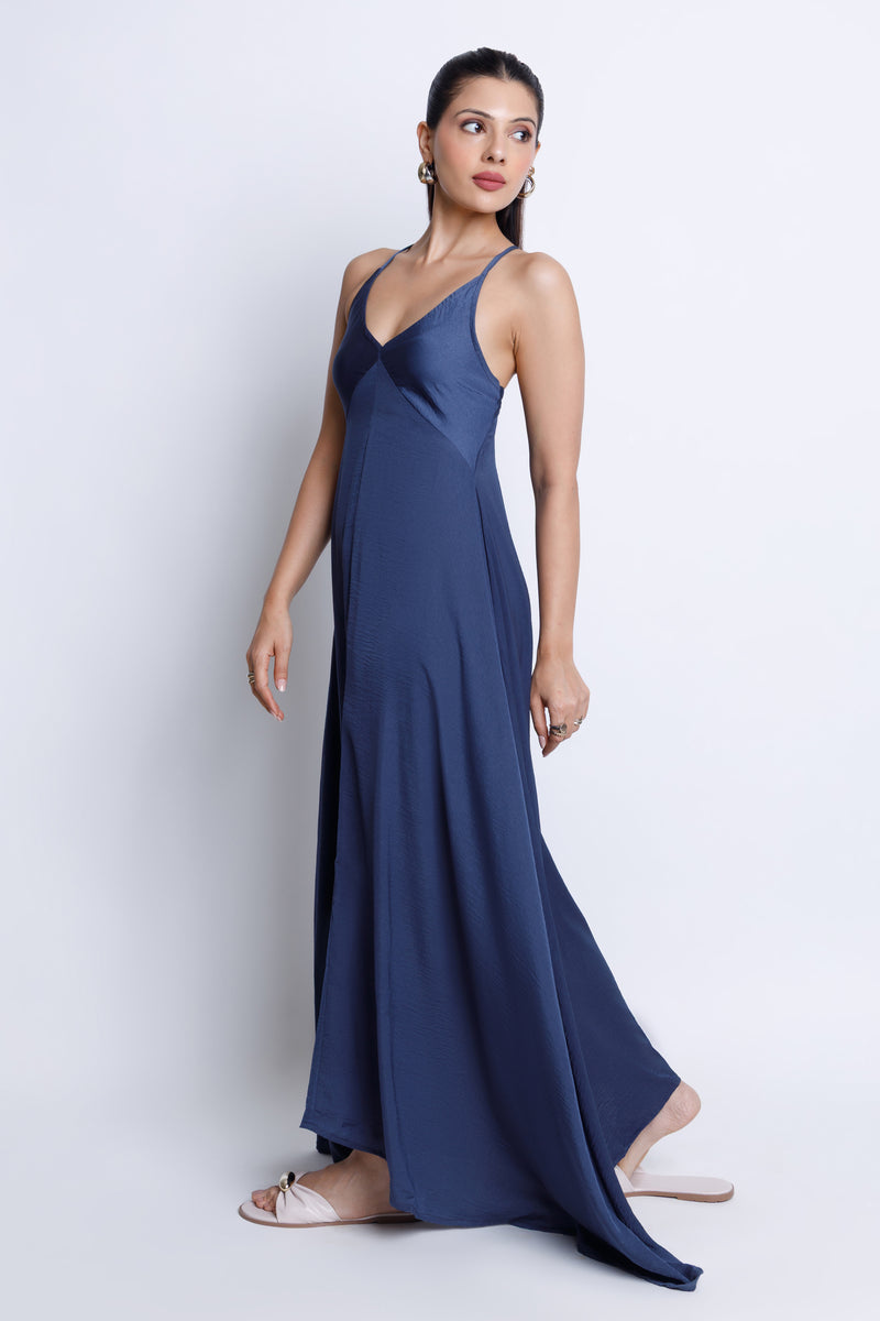 Strappy V-Neck Midi