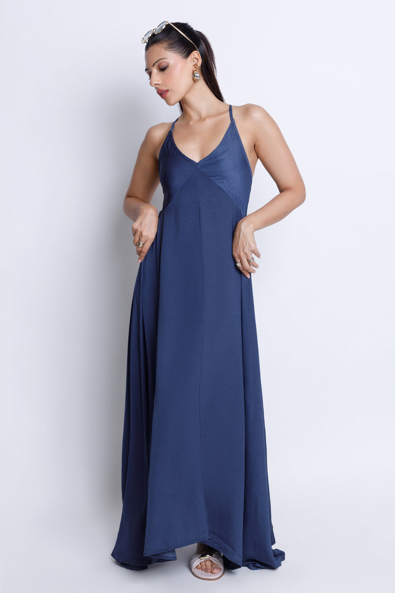 Strappy V-Neck Midi