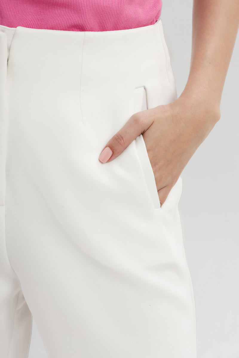 Relaxed Wide Leg Trousers