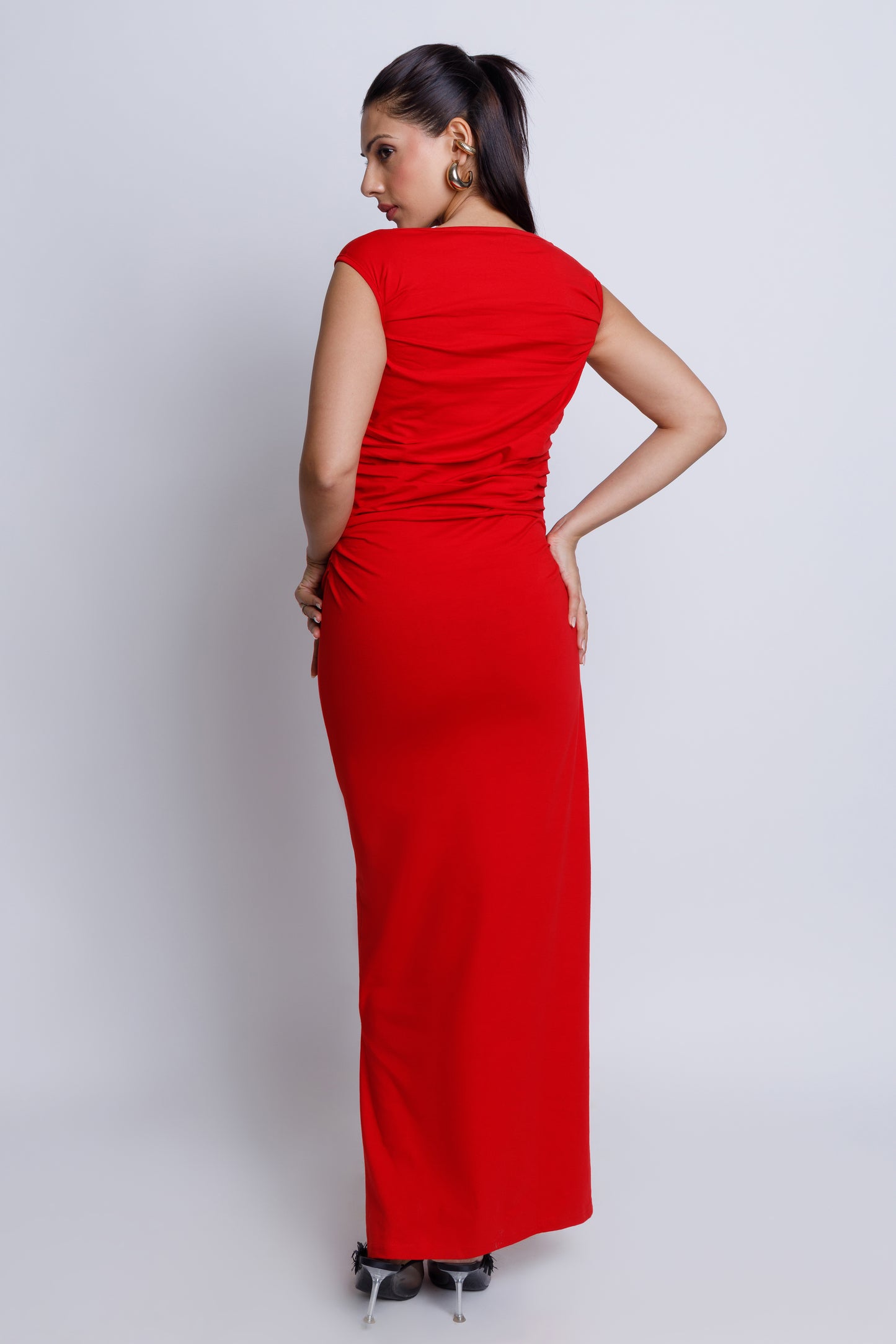 Ruched Maxi Dress