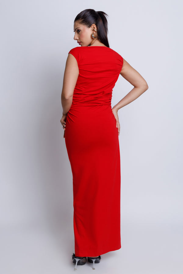 Ruched Maxi Dress