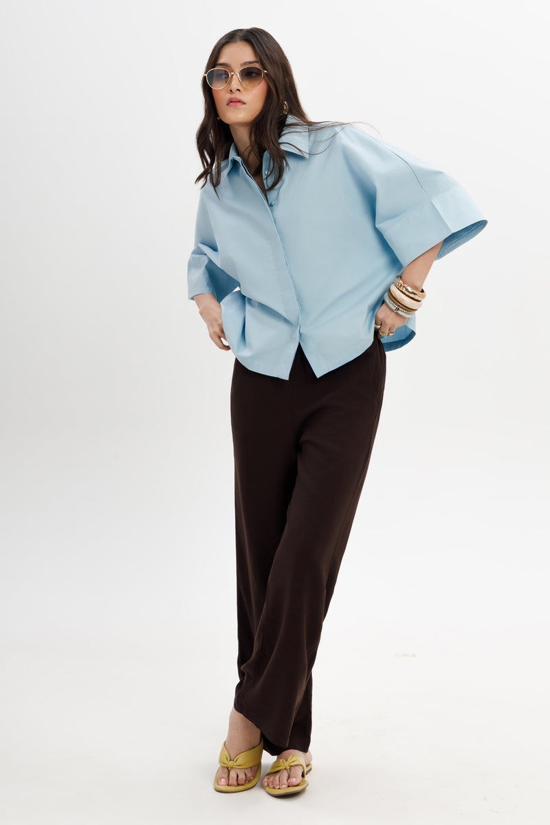 Relaxed Poplin Shirt