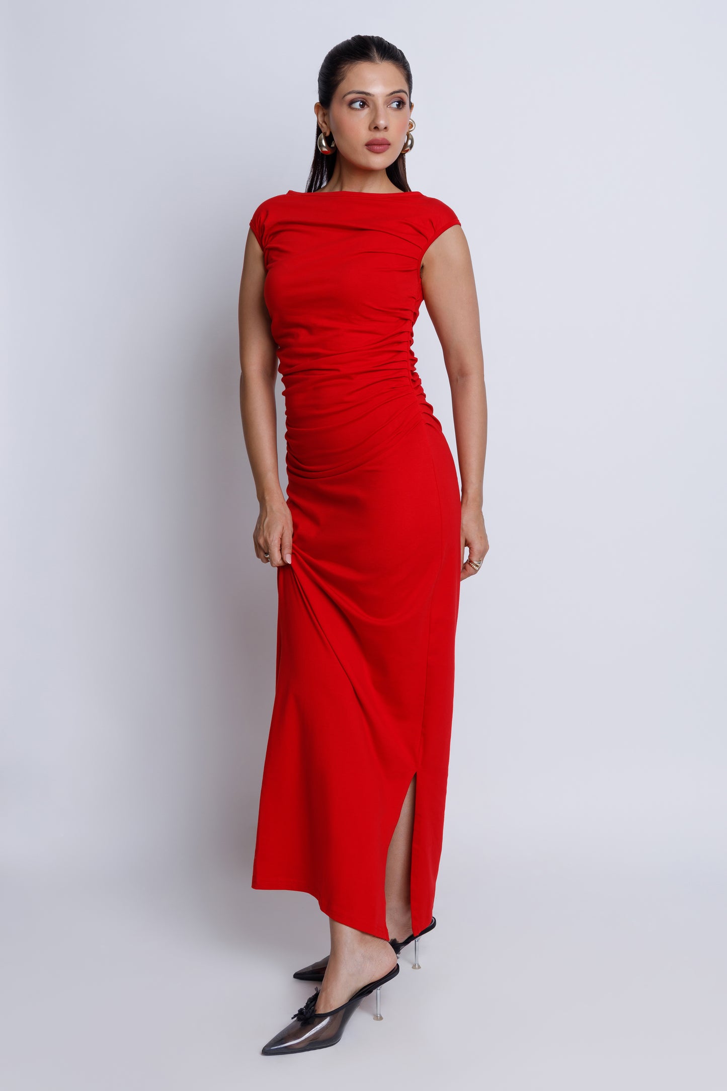Ruched Maxi Dress