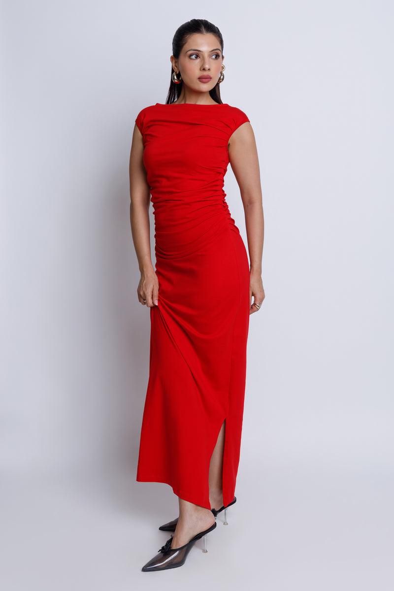 Ruched Maxi Dress