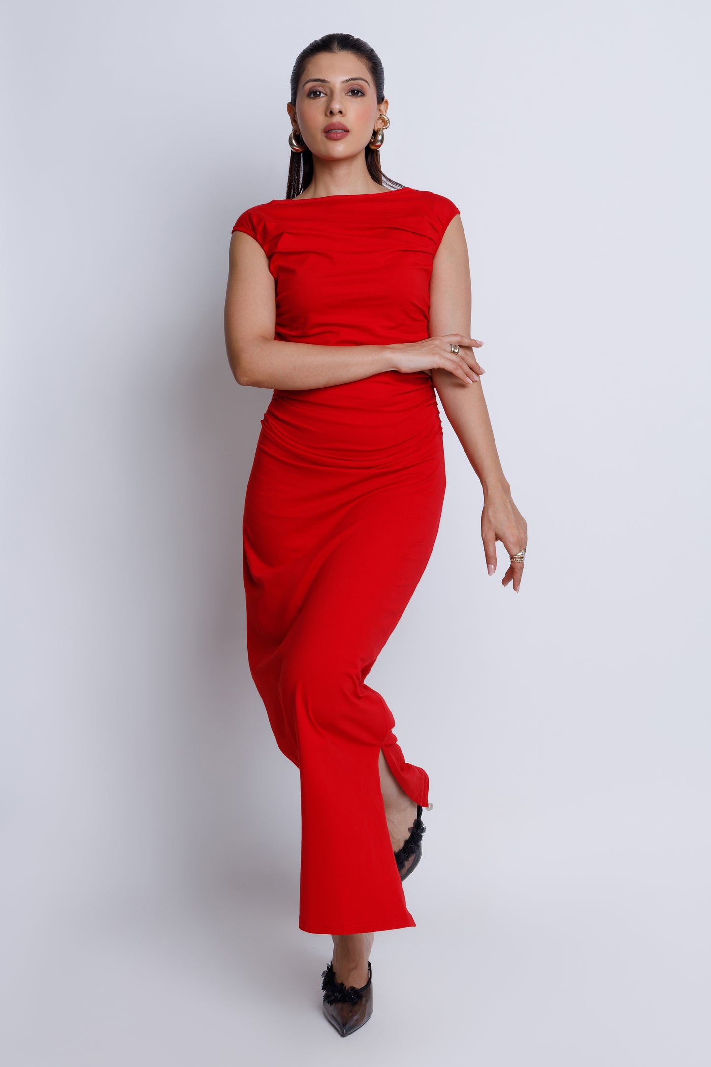 Ruched Maxi Dress
