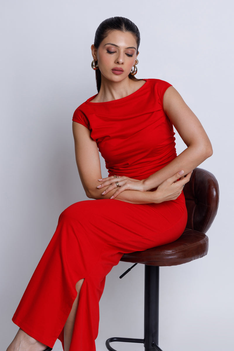 Ruched Maxi Dress