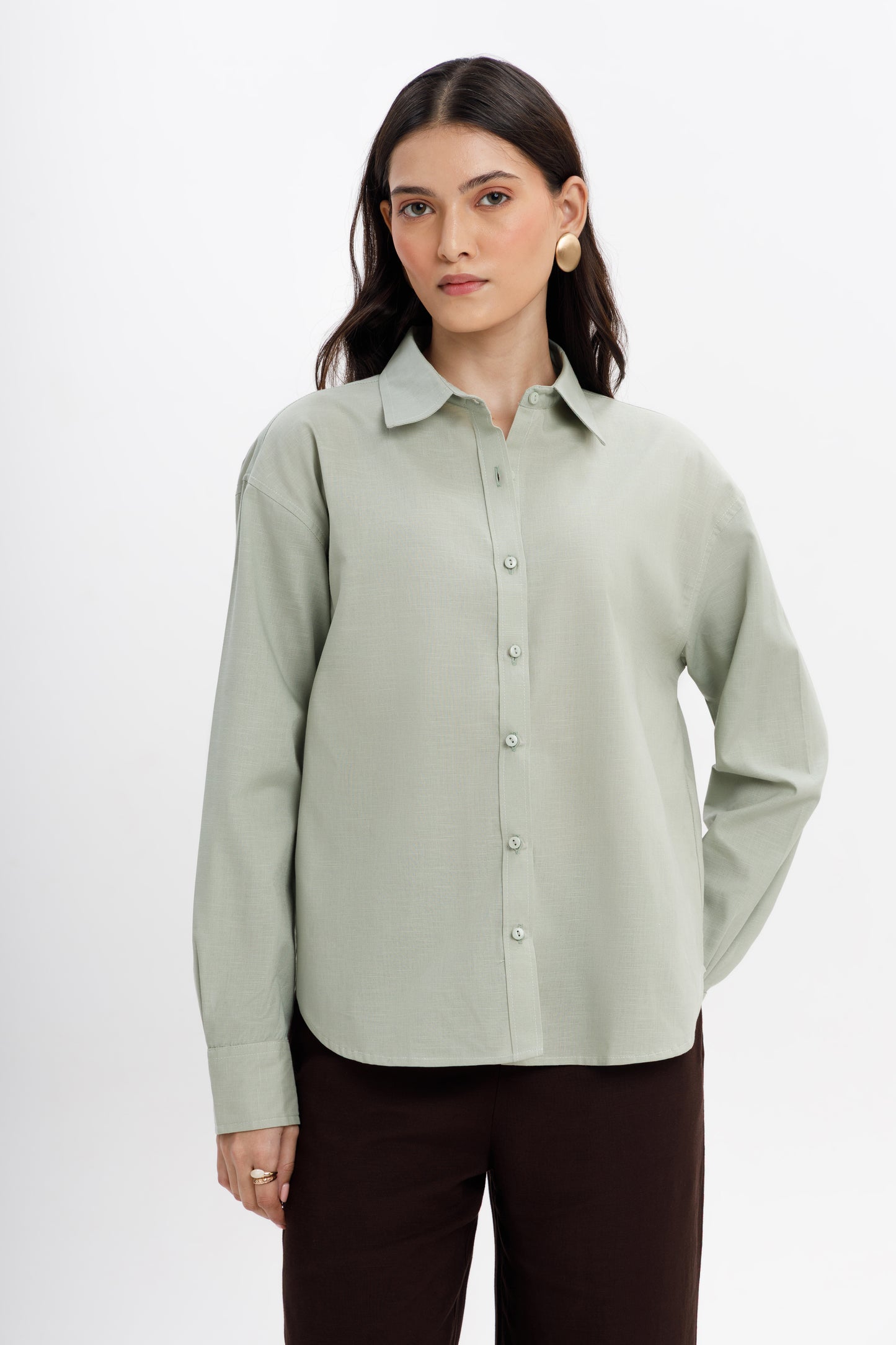Relaxed Fit Linen Shirt