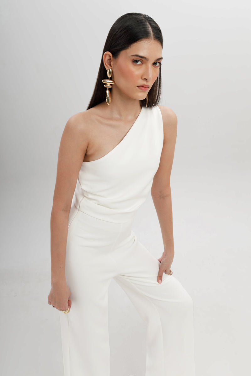 One Shoulder Jumpsuit