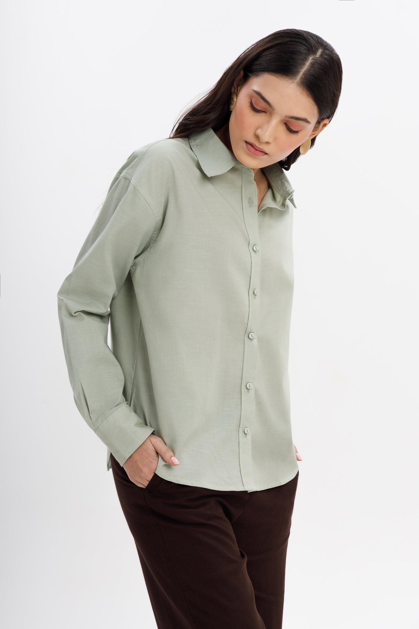 Relaxed Fit Linen Shirt