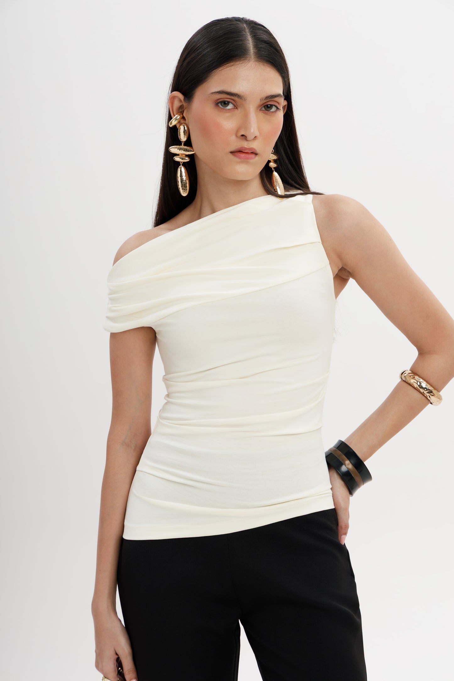 Asymmetric Draped Top