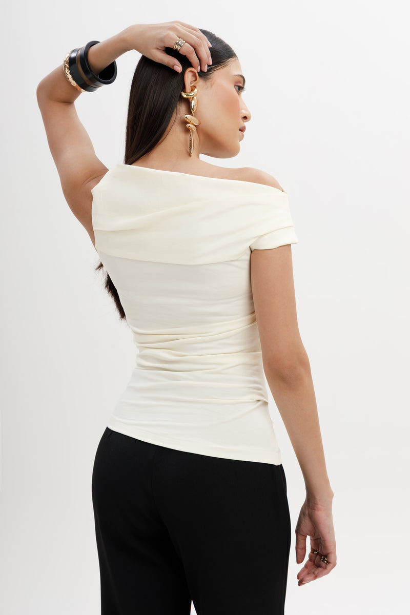 Asymmetric Draped Top