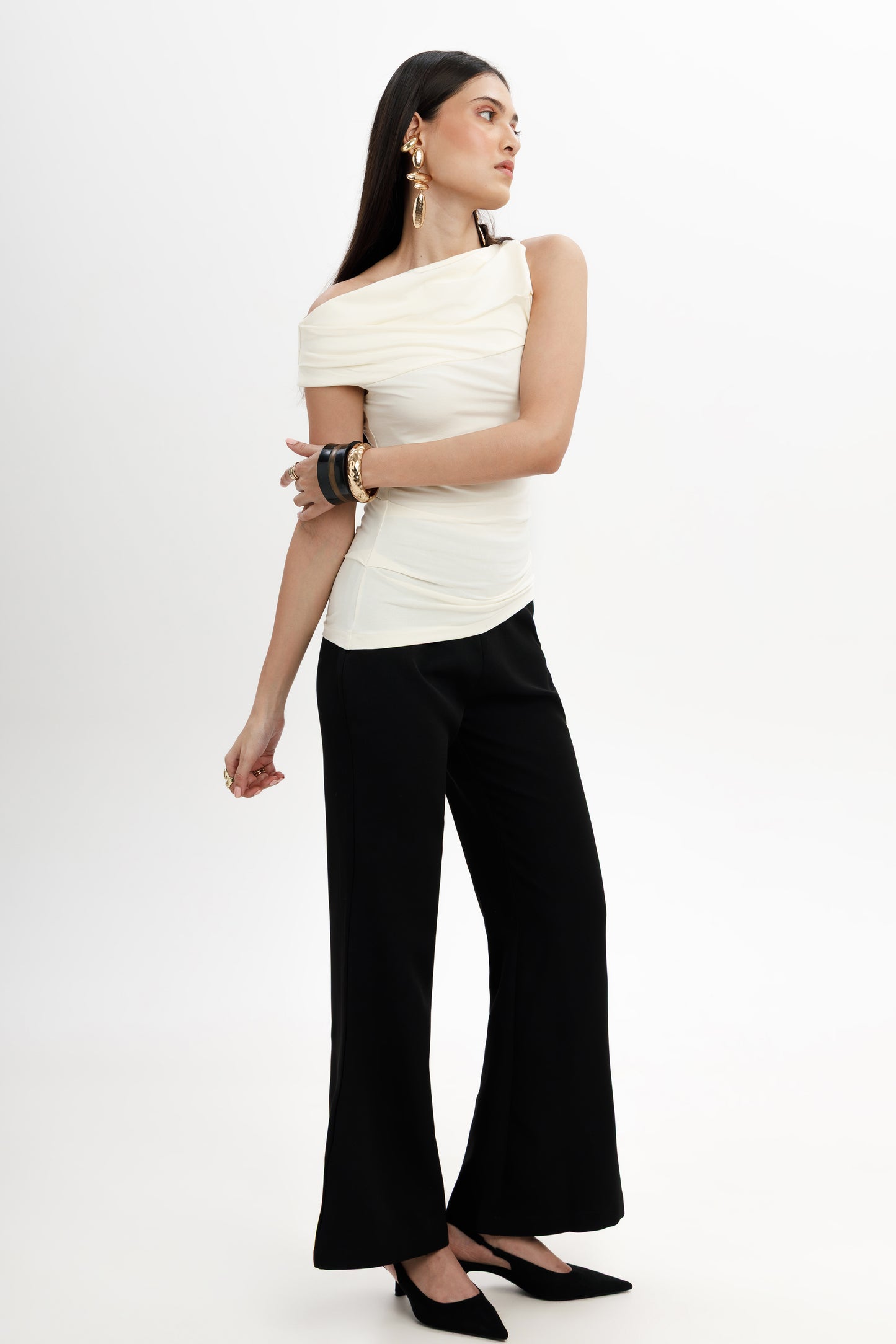 Asymmetric Draped Top