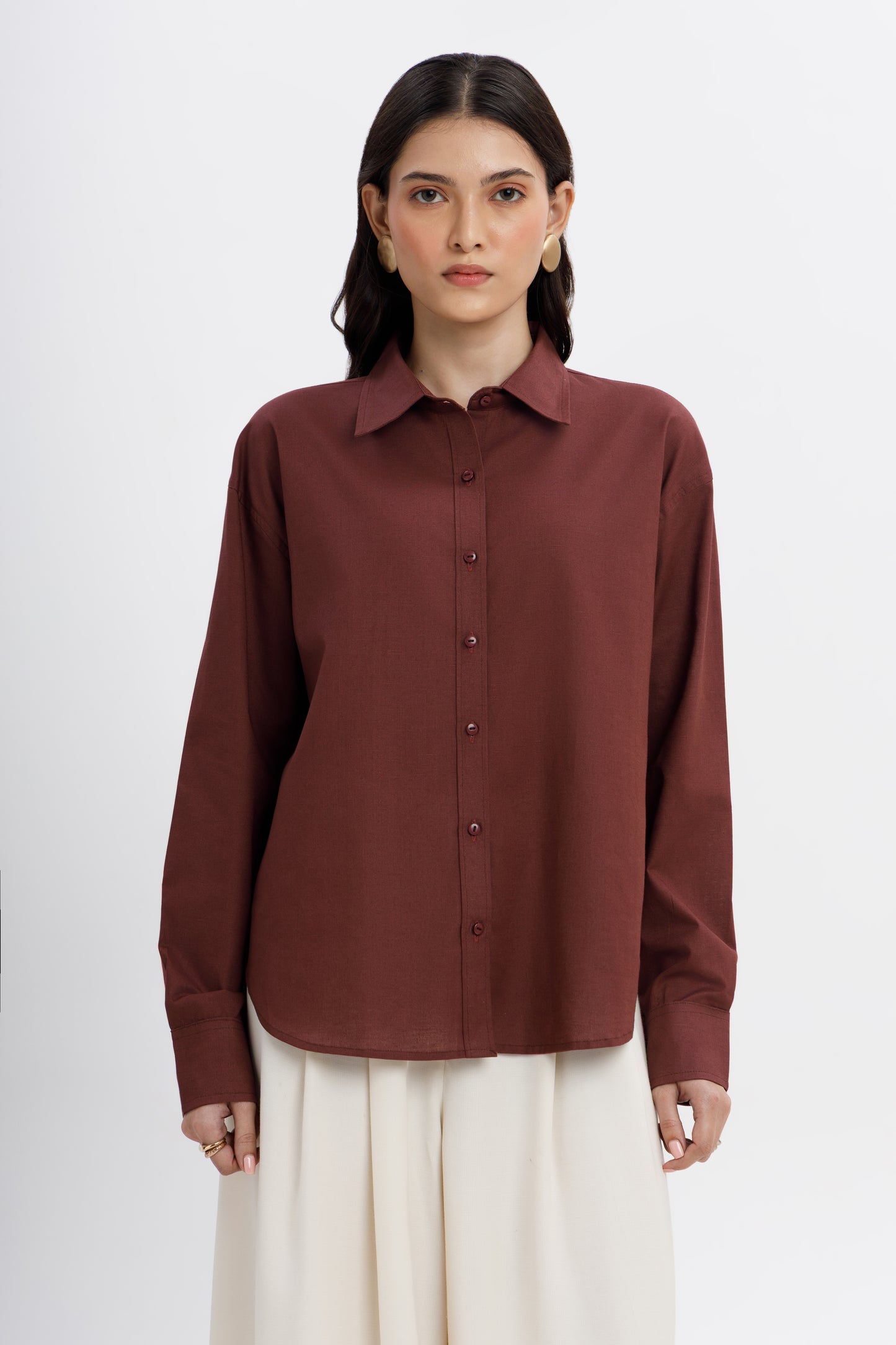 Relaxed Fit Linen Shirt