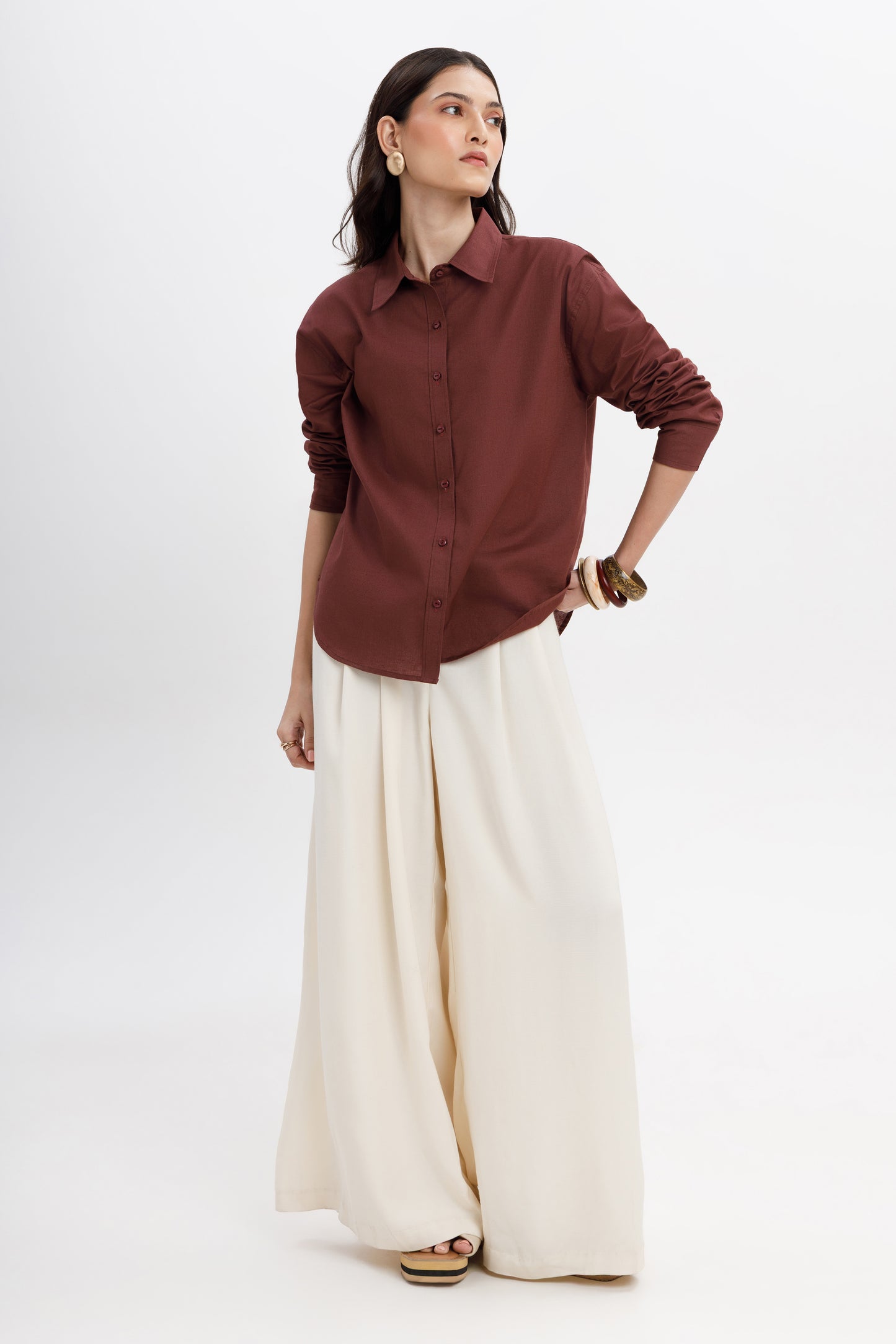 Relaxed Fit Linen Shirt