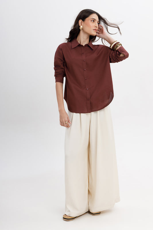 Relaxed Fit Linen Shirt