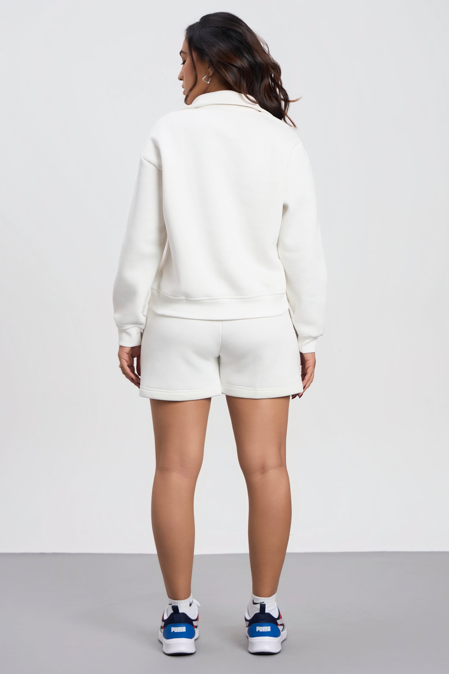 Oversized Zip-Top Sweatshirt