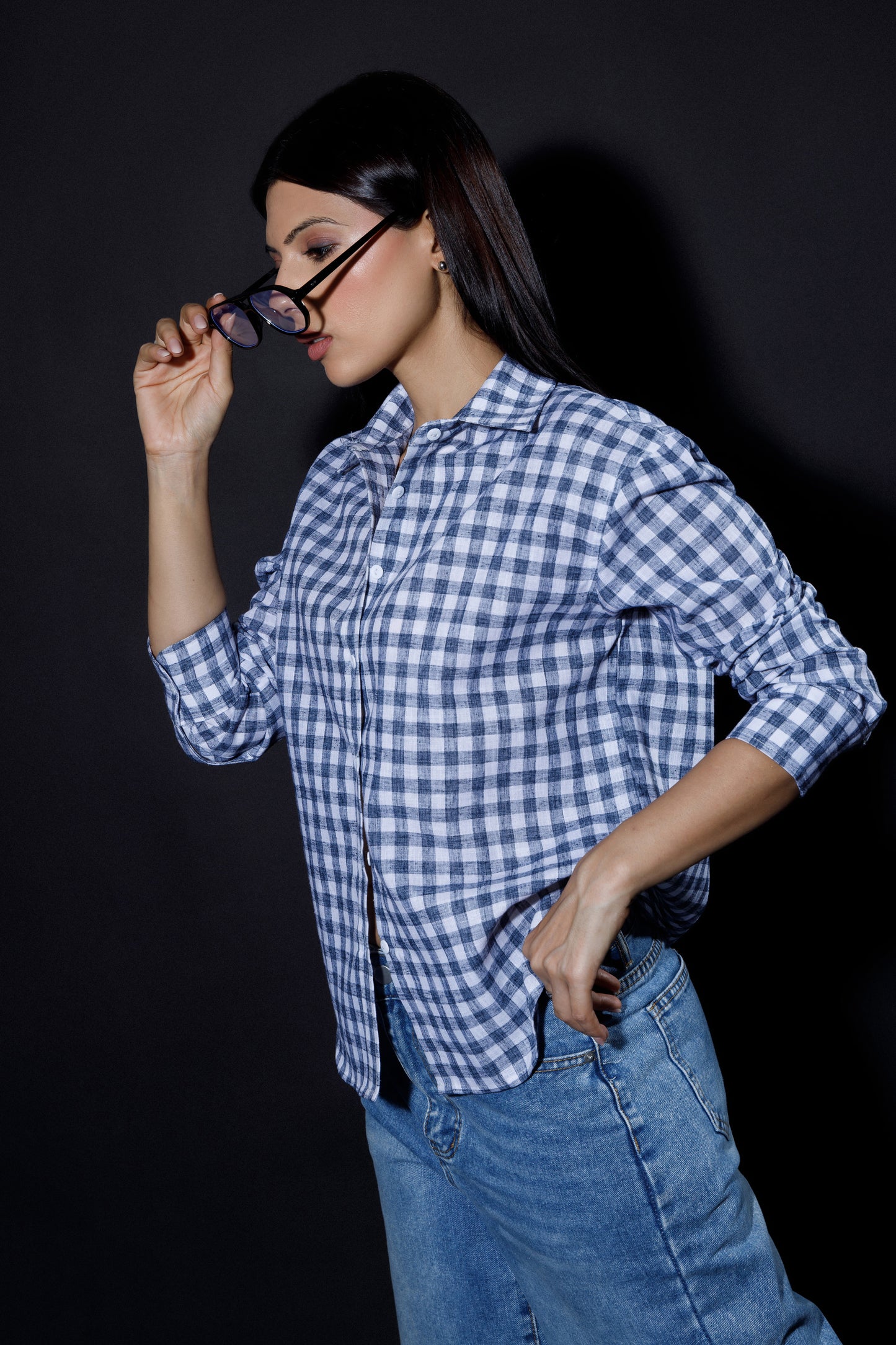 Relaxed Fit Checkered Shirt
