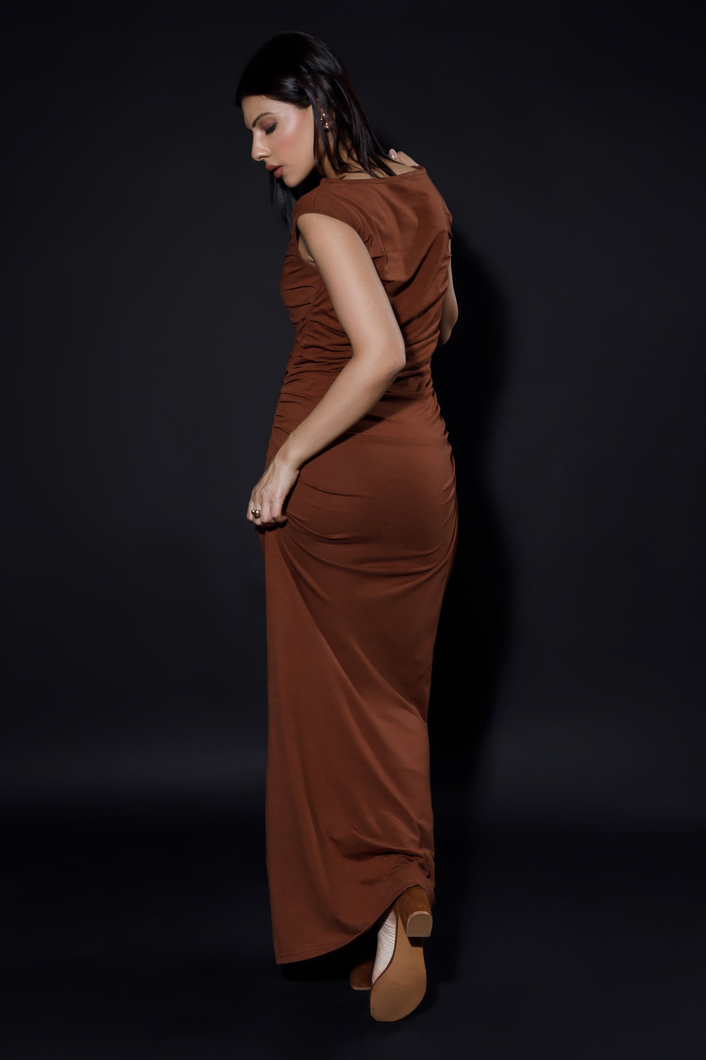 Ruched Maxi Dress