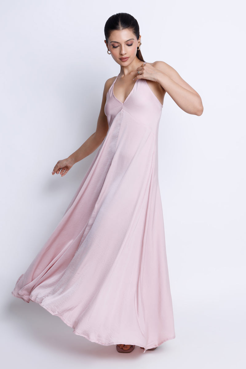 Strappy V-Neck Midi