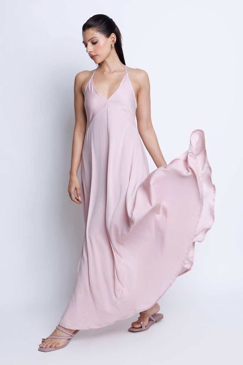 Strappy V-Neck Midi