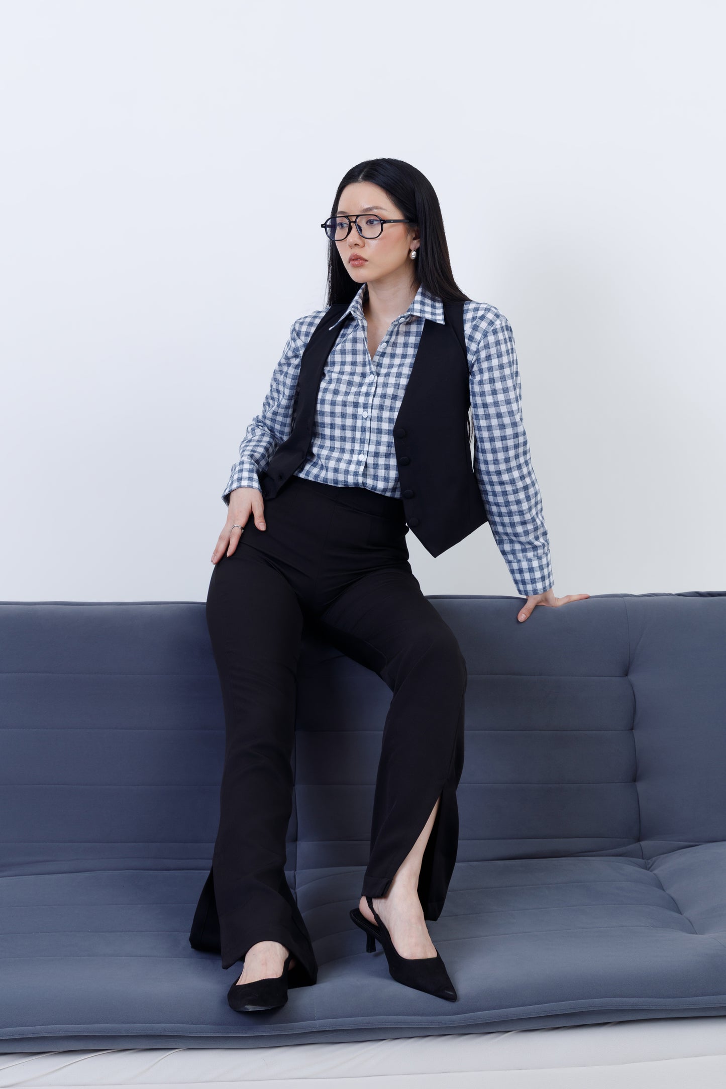 Flare Trousers With Vents