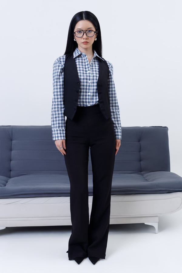 Flare Trousers With Vents