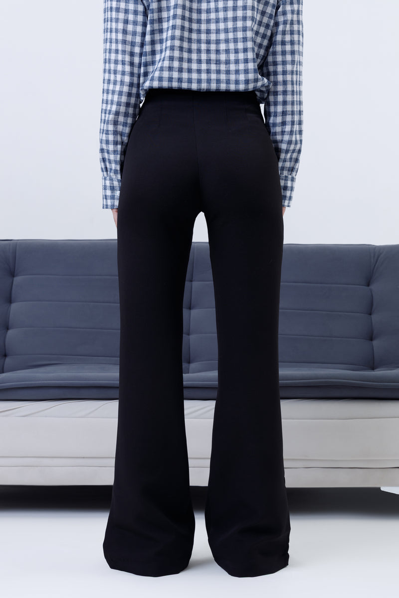 Flare Trousers With Vents