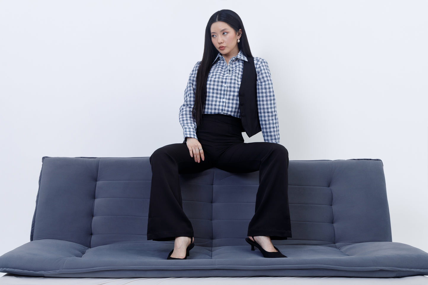 Flare Trousers With Vents