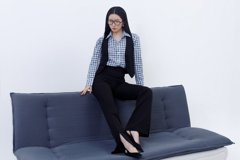 Flare Trousers With Vents