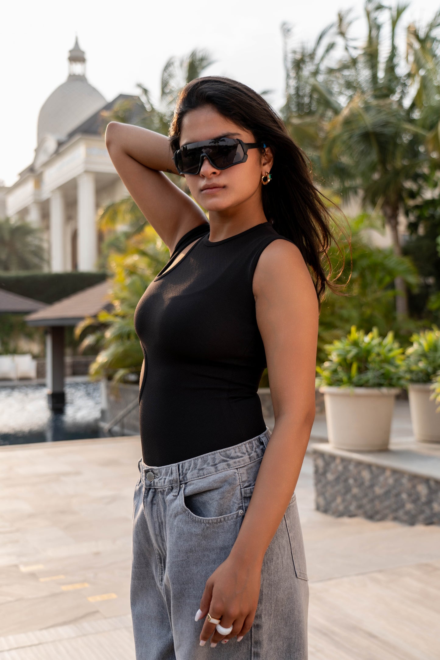 Cut Out Detail Bodysuit
