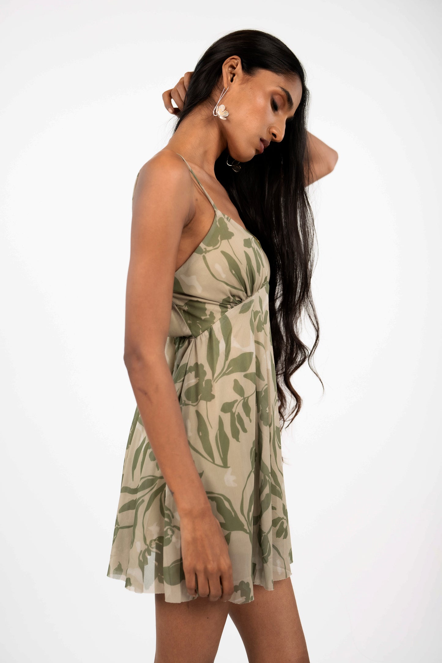 Printed Tulle Mini