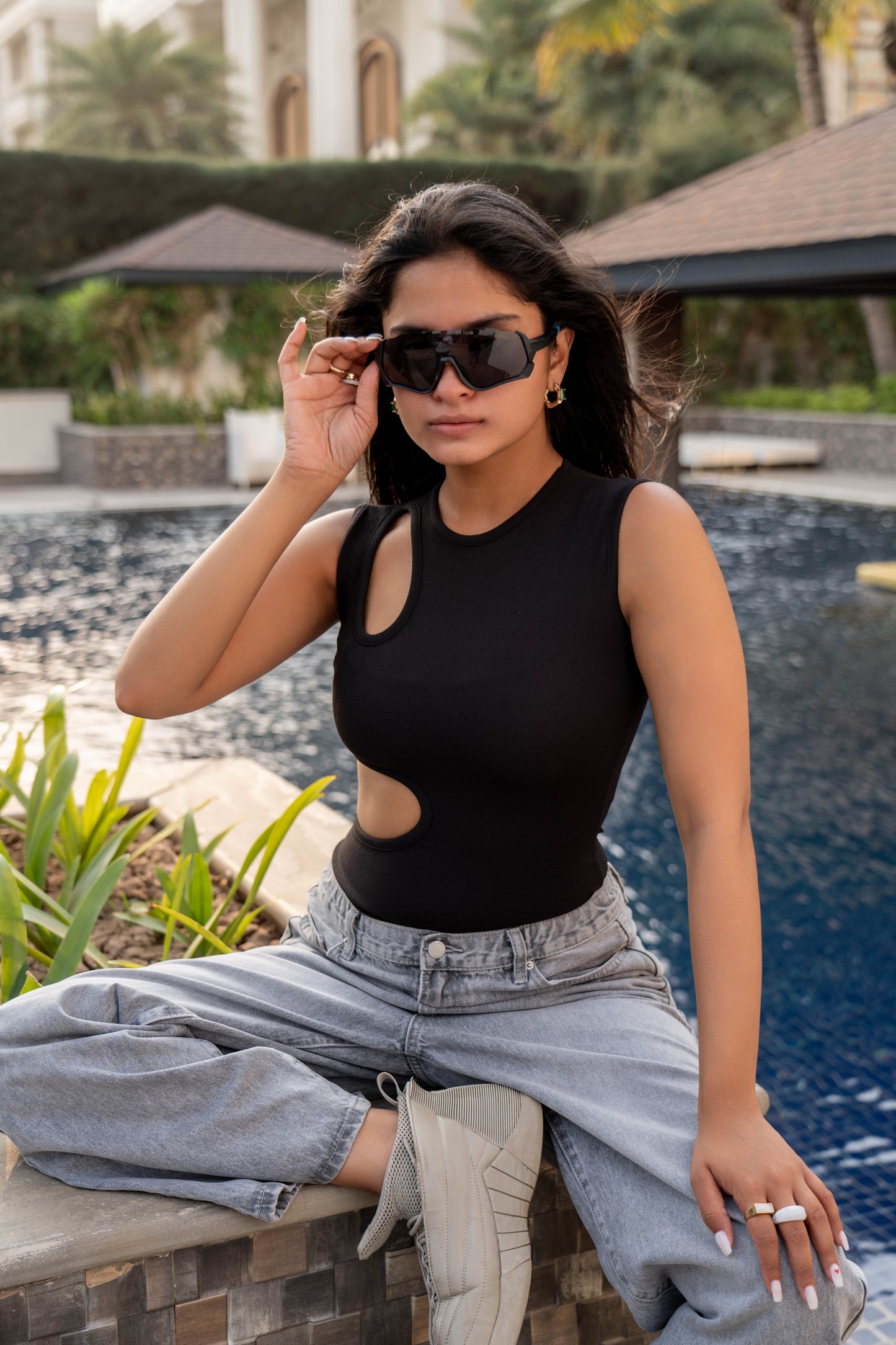 Cut Out Detail Bodysuit