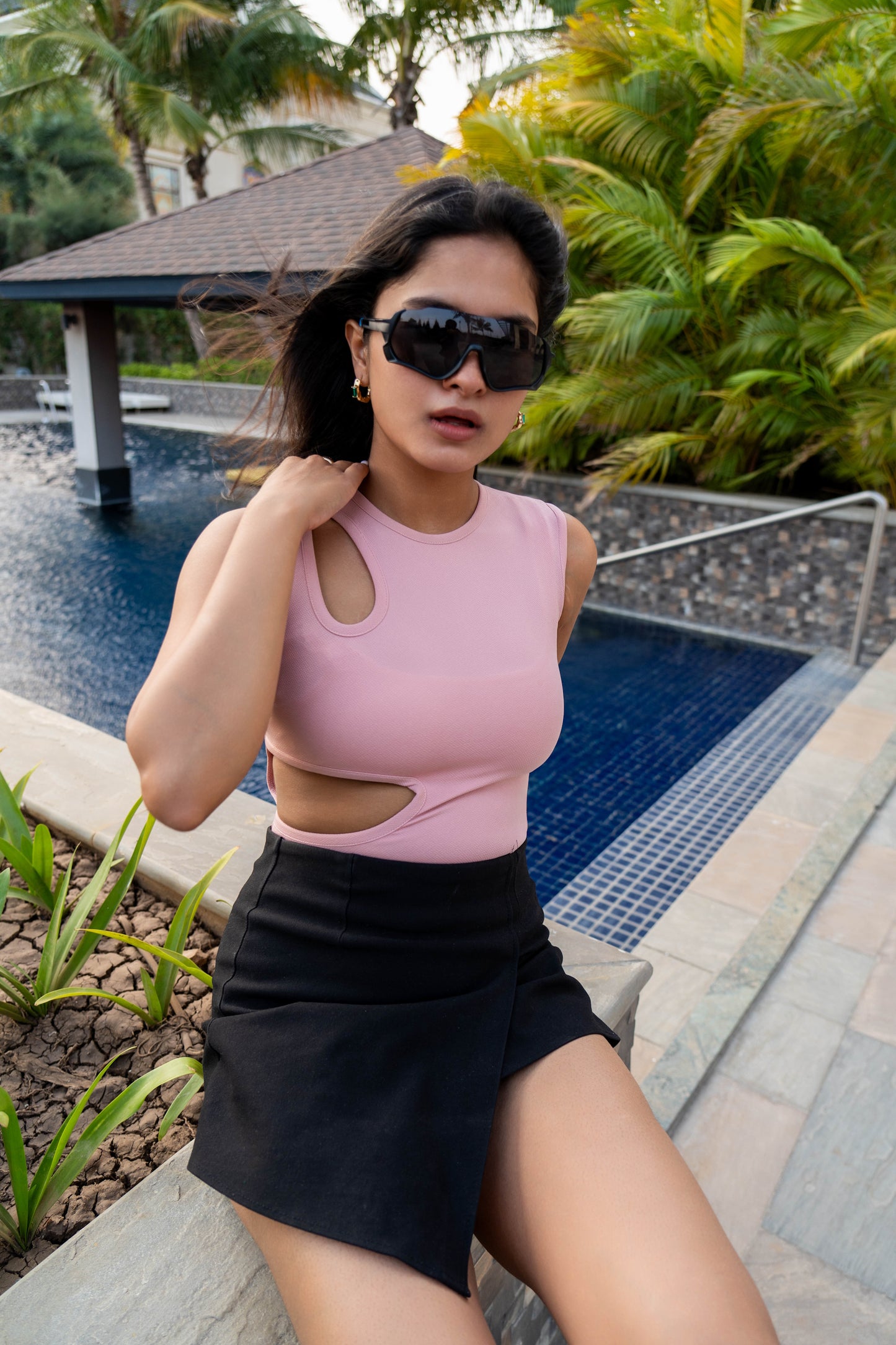 Cut Out Detail Bodysuit
