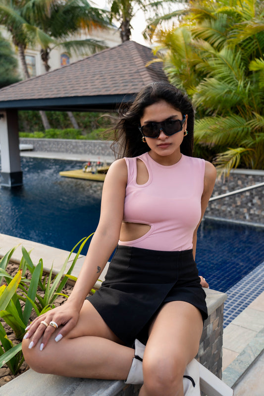 Cut Out Detail Bodysuit