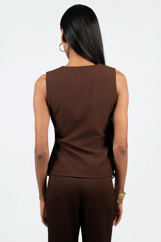 Textured Clasp Top