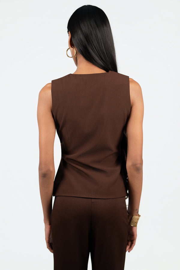 Textured Clasp Top