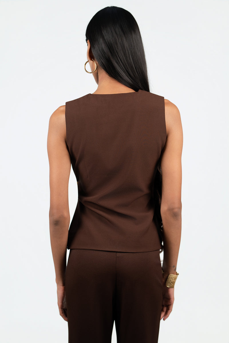 Textured Clasp Top