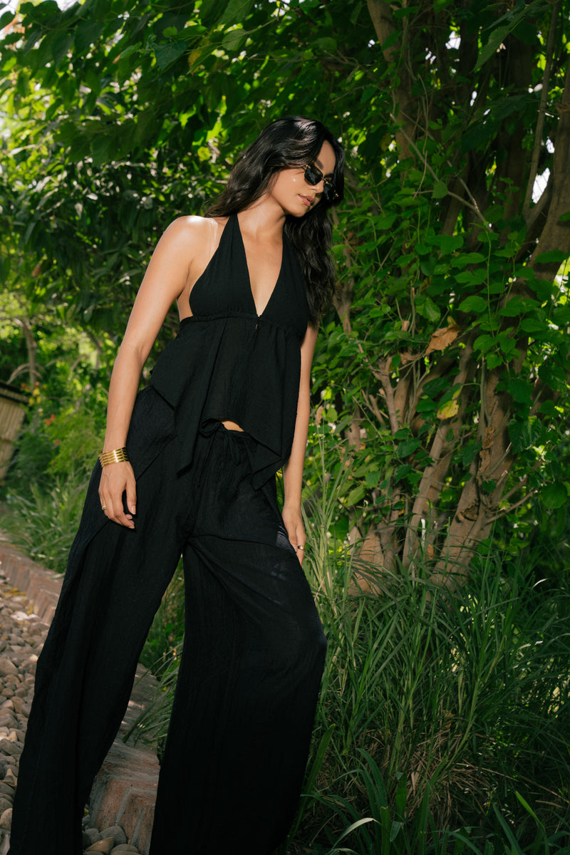 Plunge Halter Top