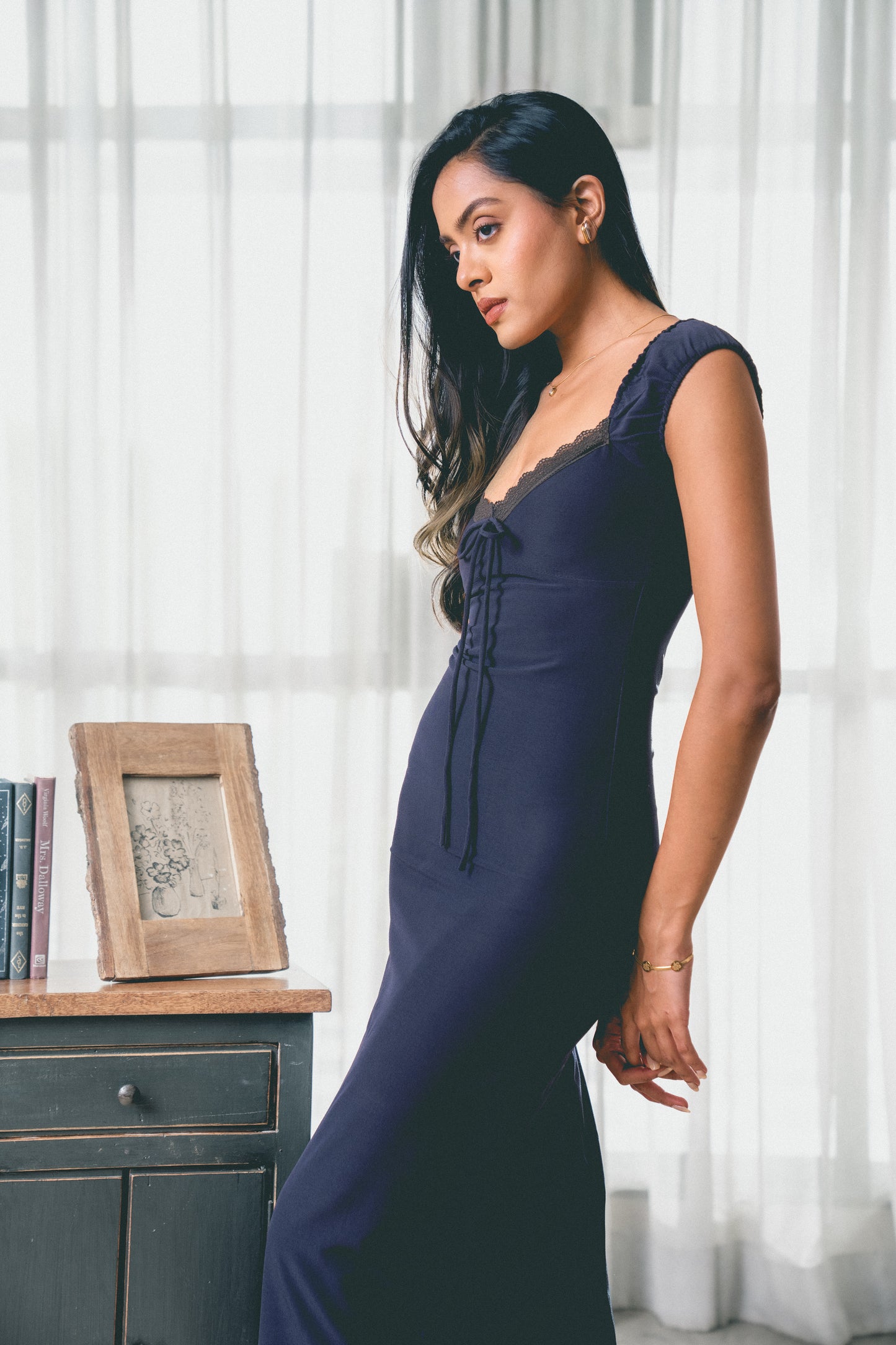 Tie-Front Midi