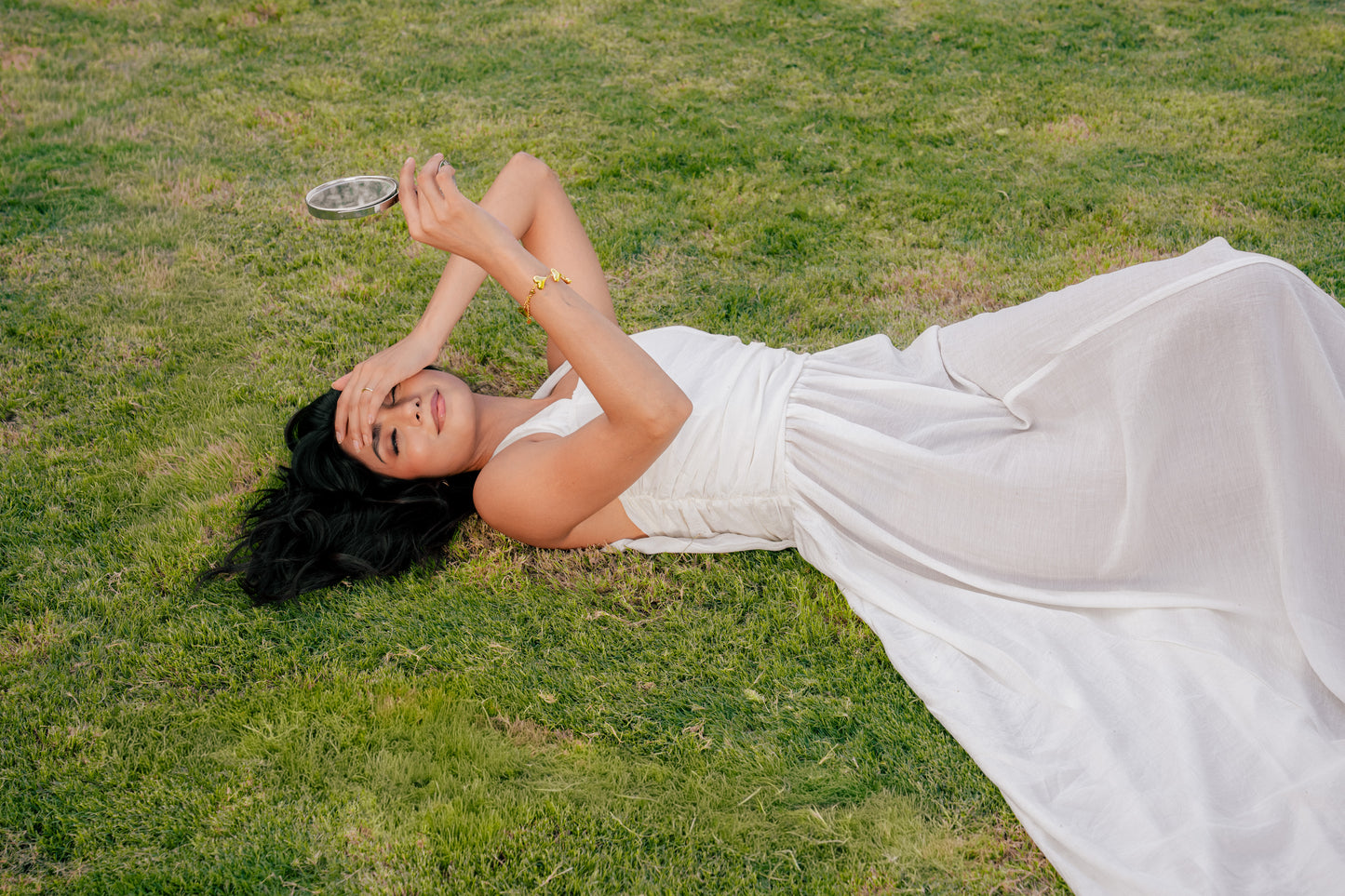Pleated Halter Maxi