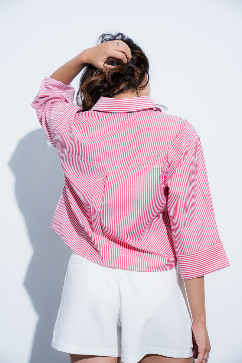 Boxy Striped Shirt