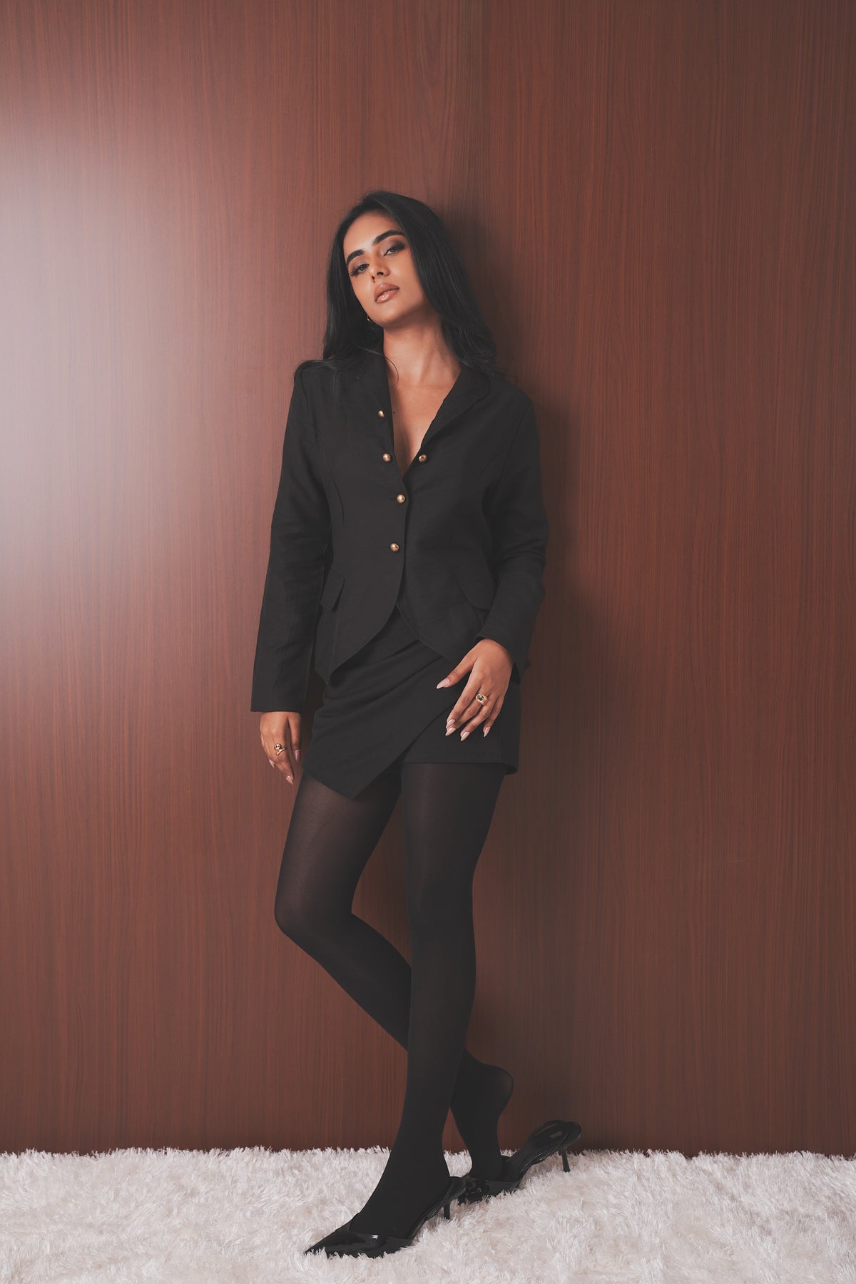 Buttoned Blazer