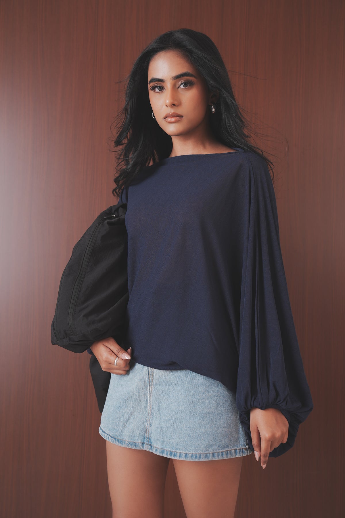 Voluminous Sleeve Jumper