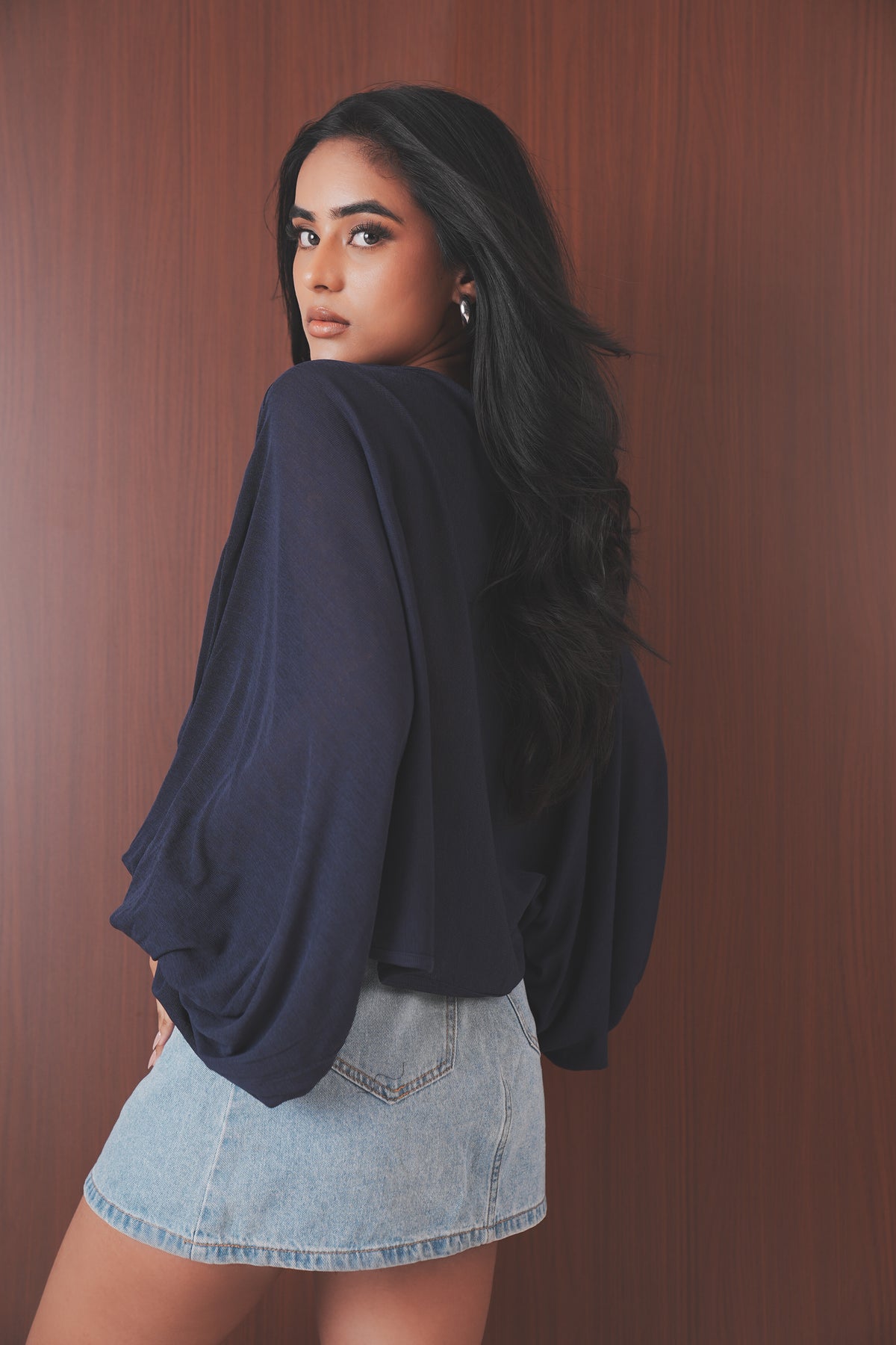 Voluminous Sleeve Jumper