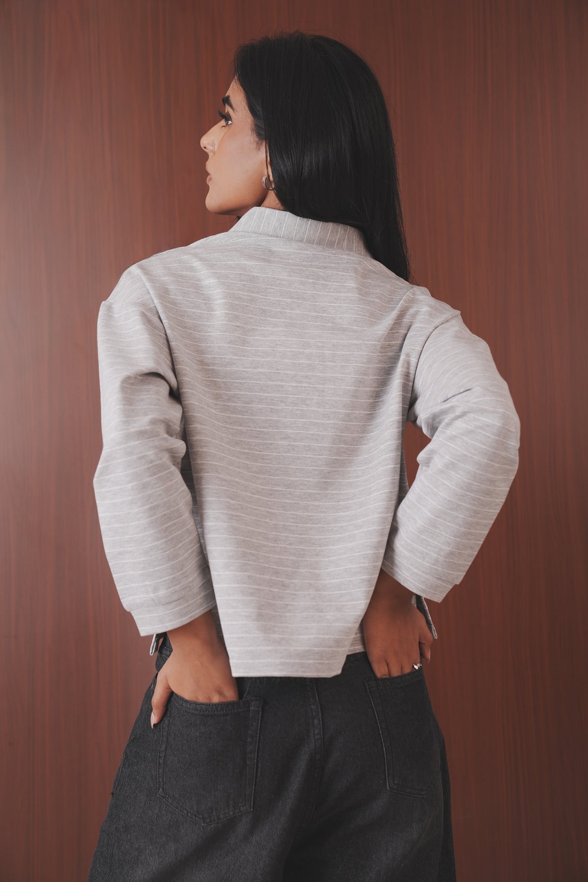 Collared Polo Sweatshirt