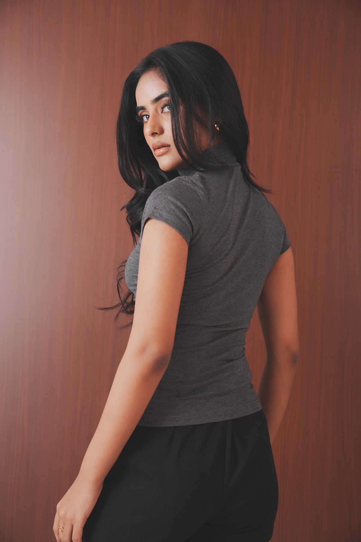 Fitted Jersey Top