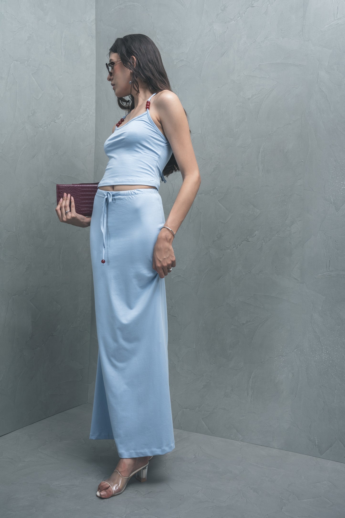 Beaded Maxi Skirt